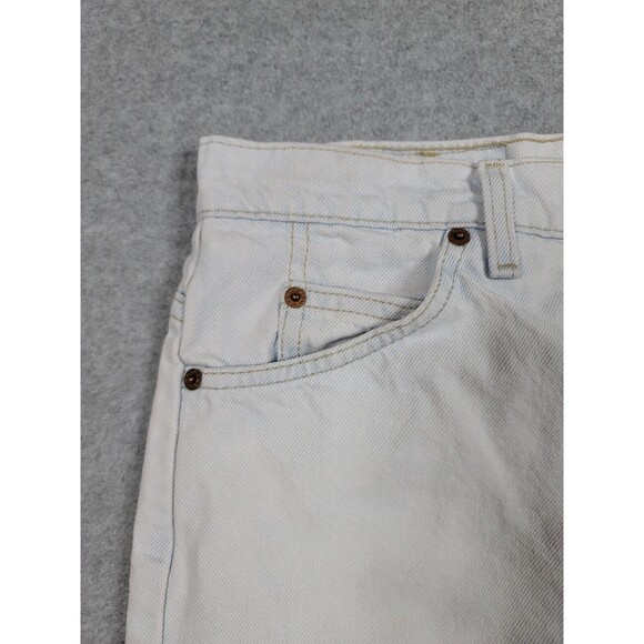 Vintage Levi's 505 Orange Tab Denim Shorts Men's Light Wash 90s Made in USA Vtg - Picture 8 of 13